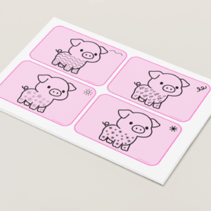 Fiches divers graphismes : les animaux de la ferme