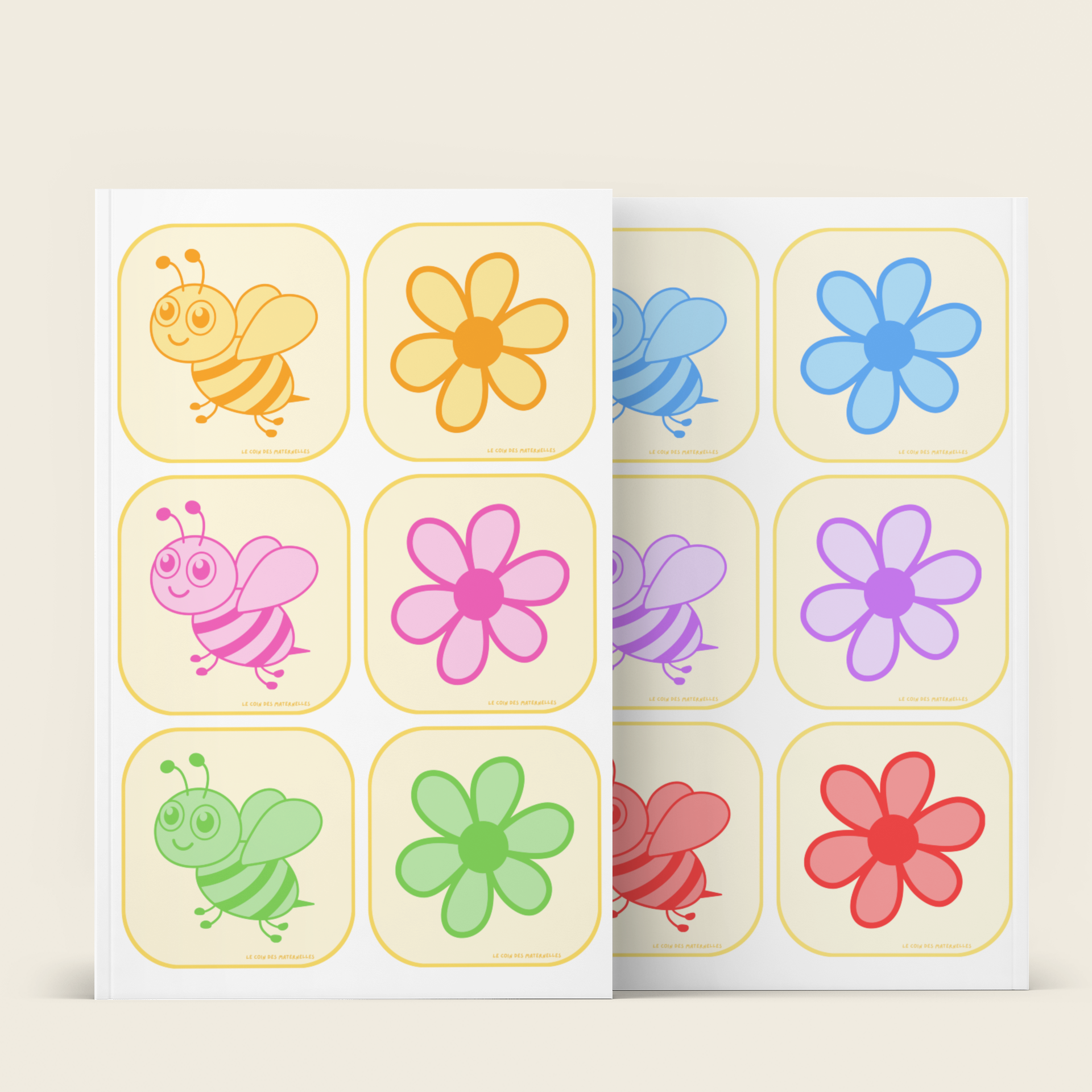 Mock Up Paires De Couleurs