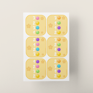 Cartes pompons jusque 3