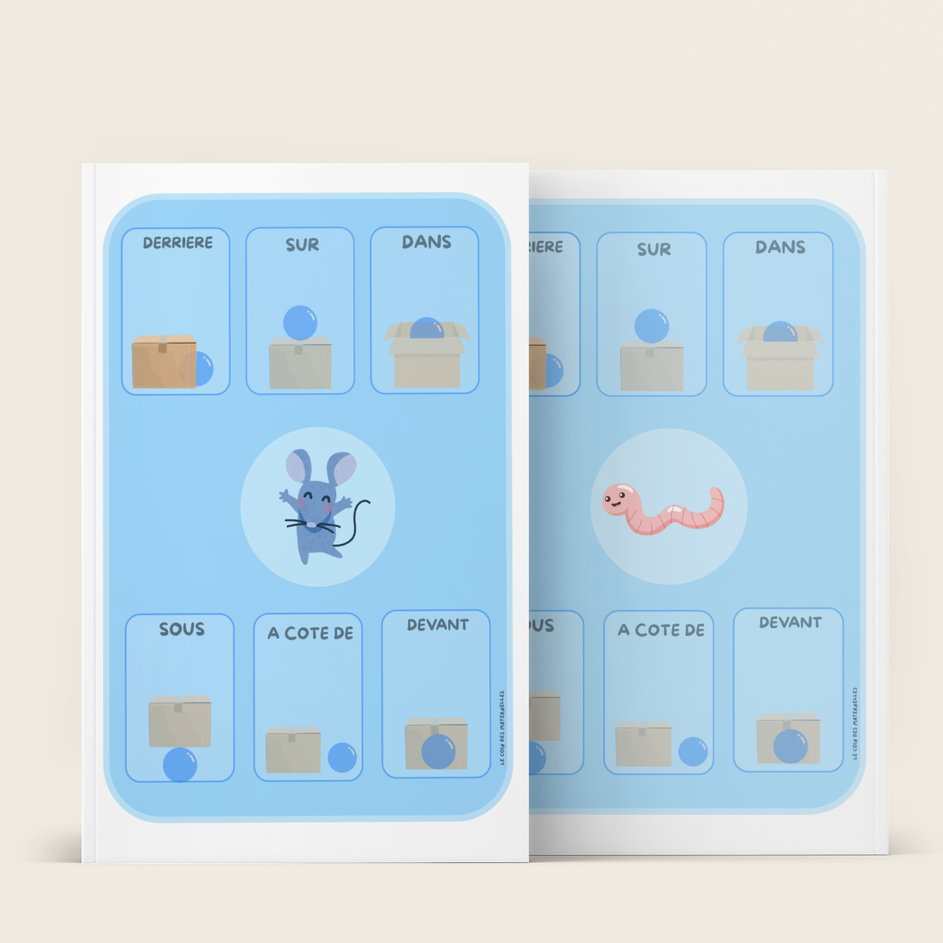 Mock Up Positions Spatiales M2