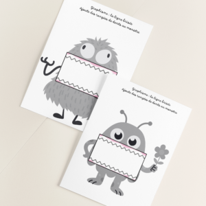 carnet graphisme monstre