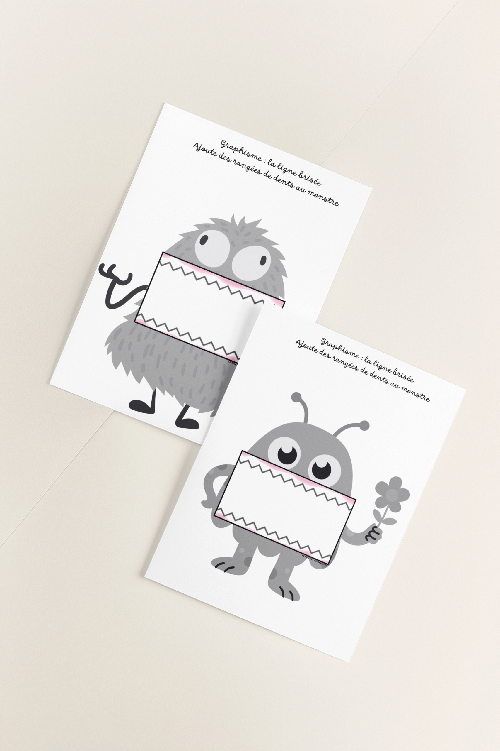 carnet graphisme monstre