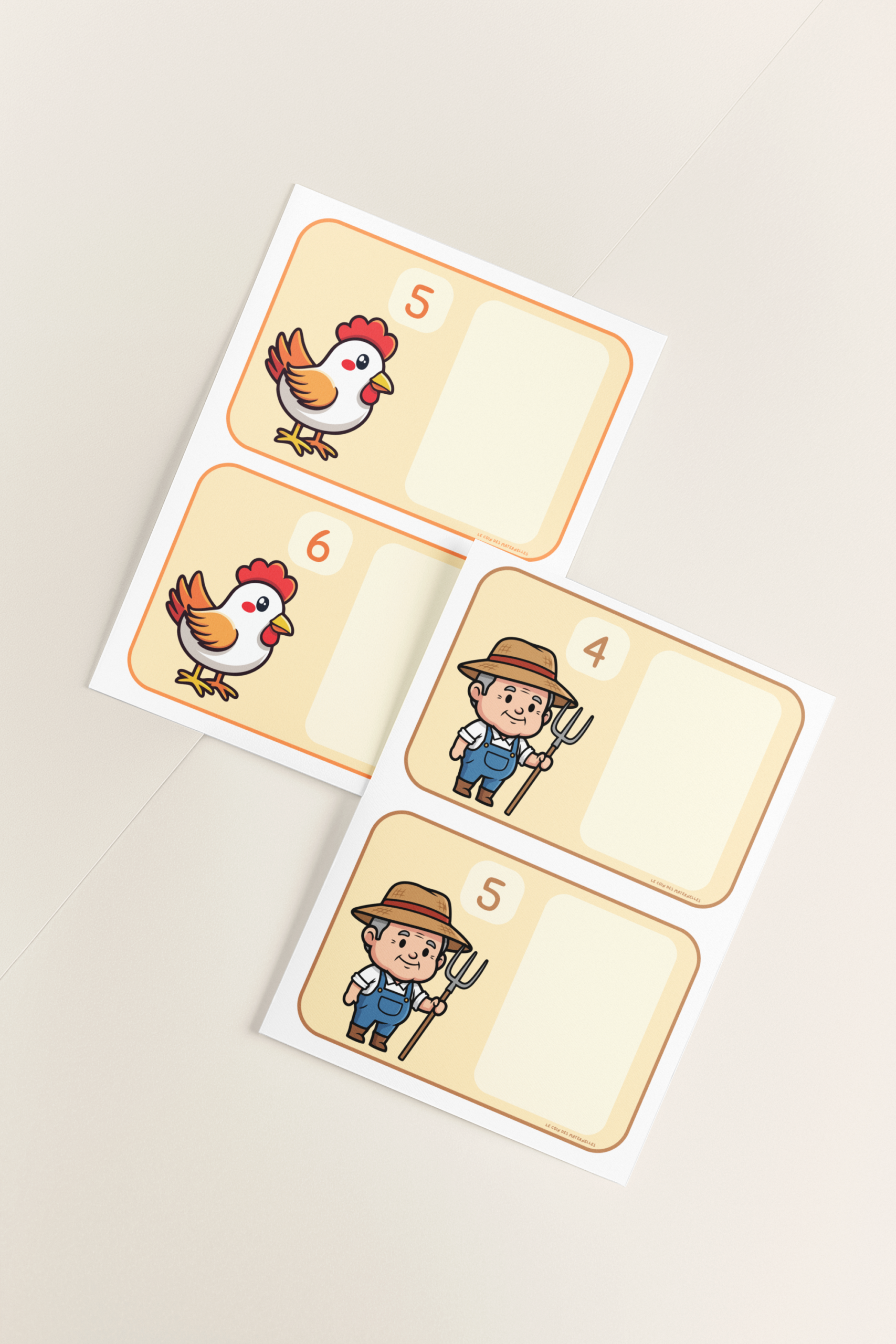 cartes tout mélangé