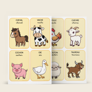 vocabulaire de la ferme