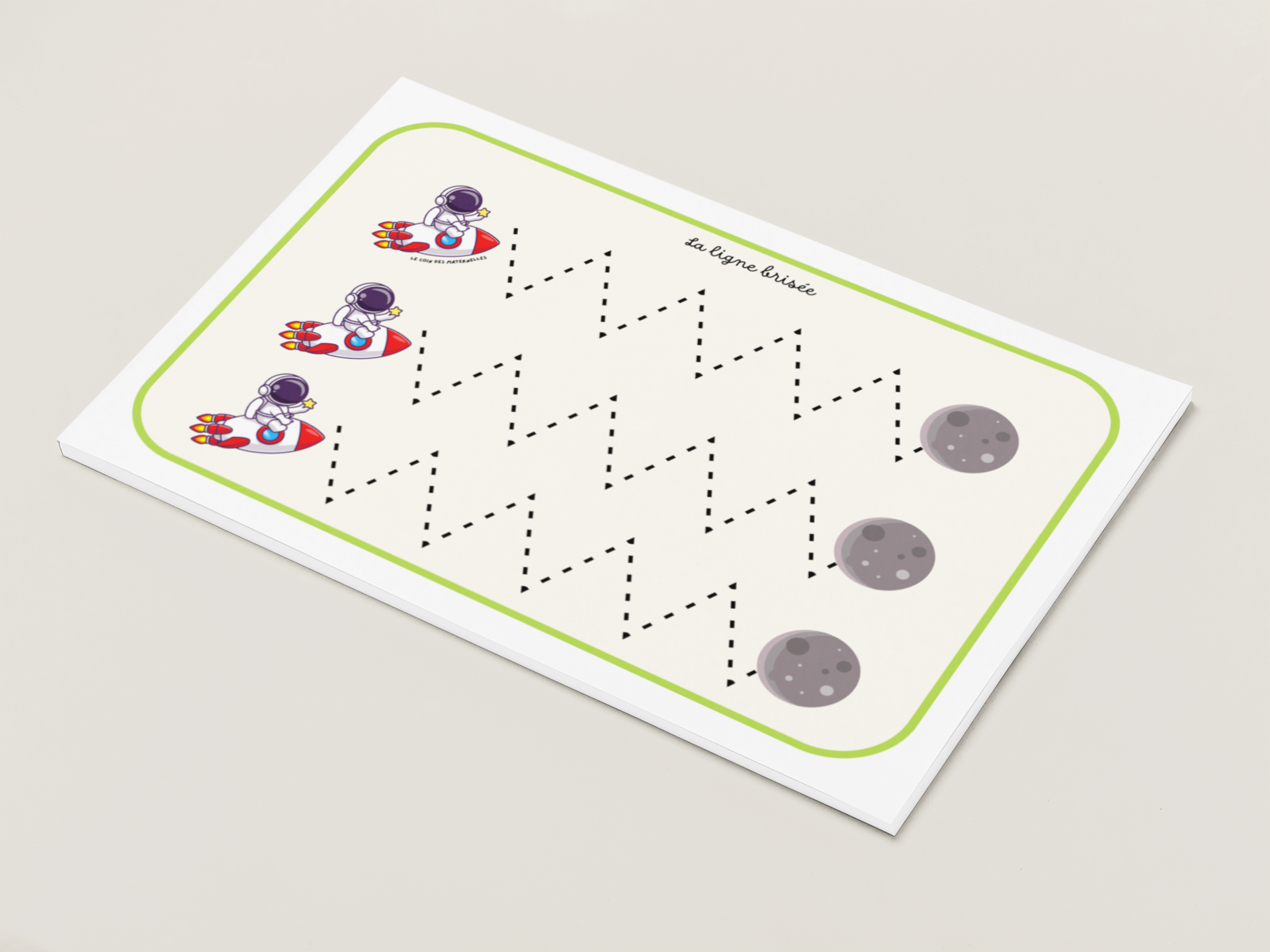 ligne brisée dents et fusées