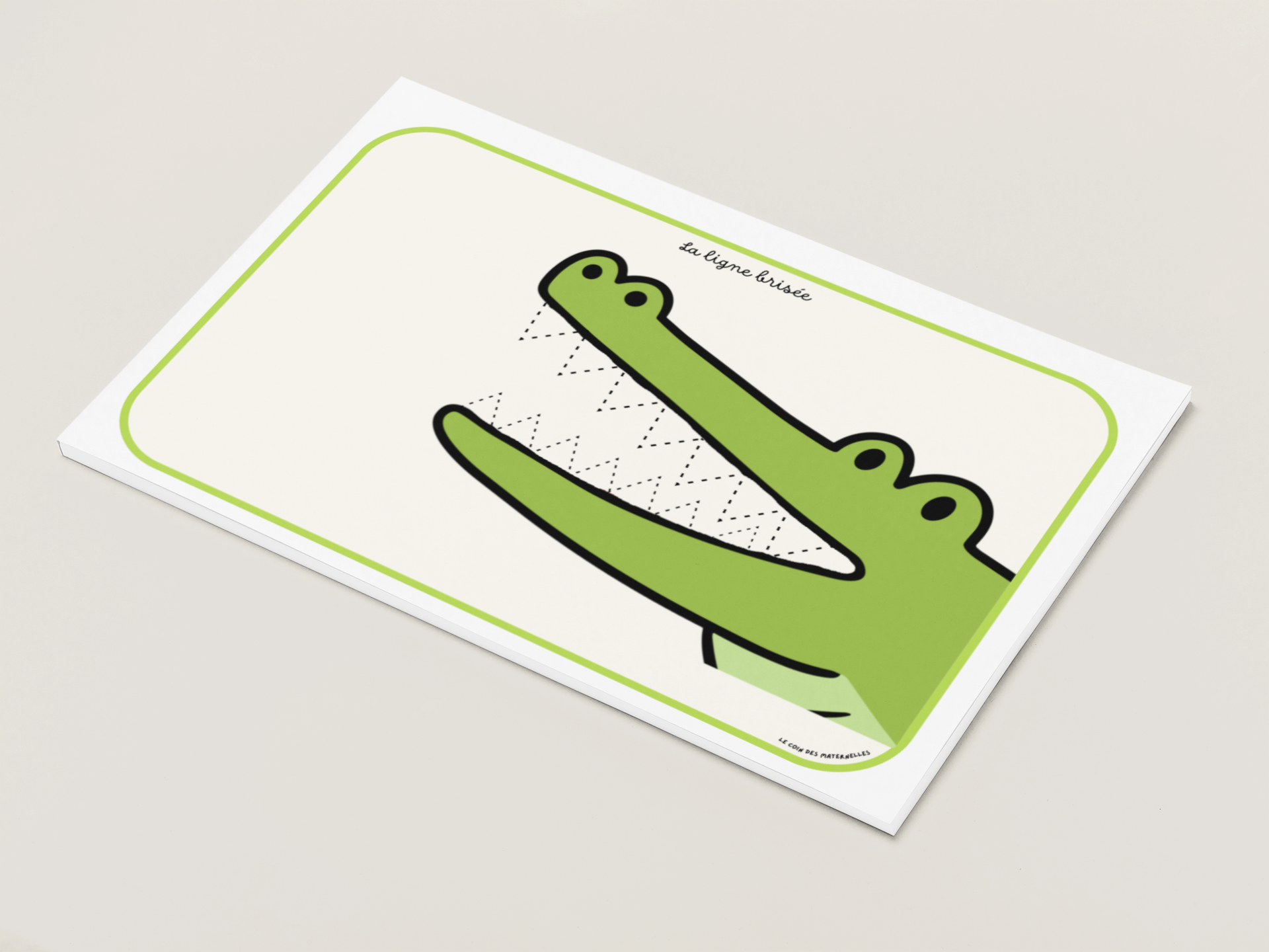 ligne brisée dents et fusées