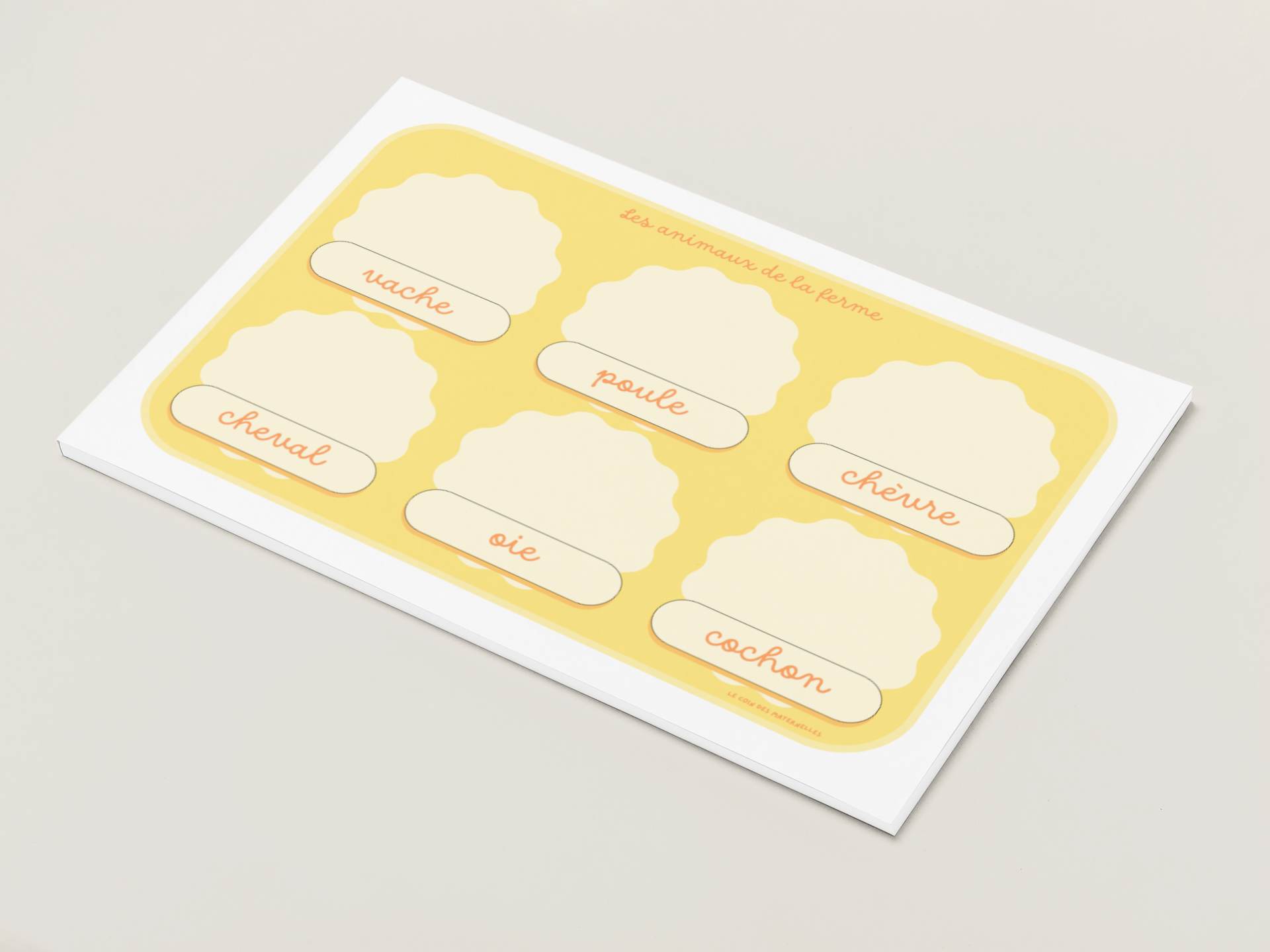 ferme et reconnaissance de mots