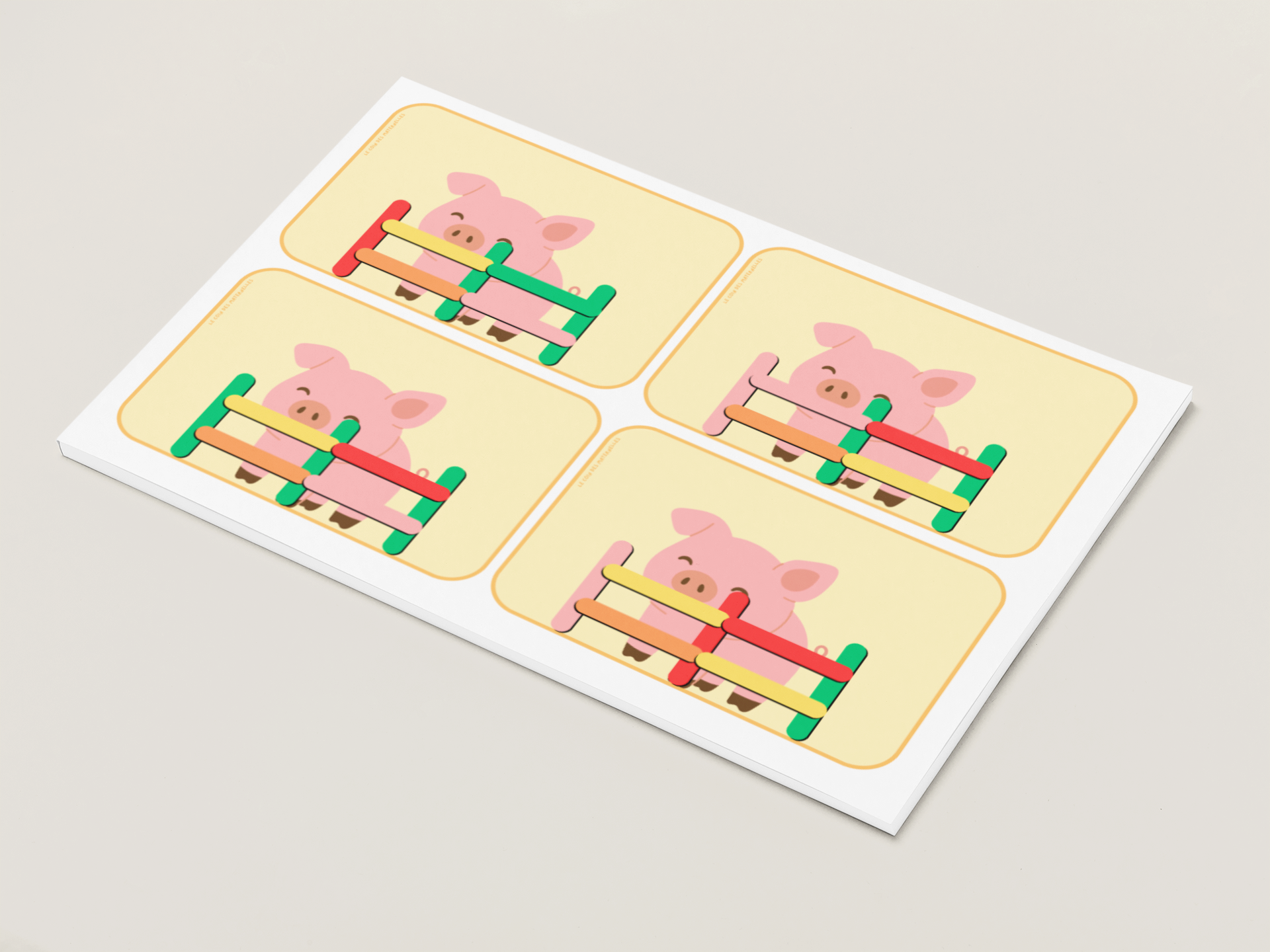 petits bâtons et ferme