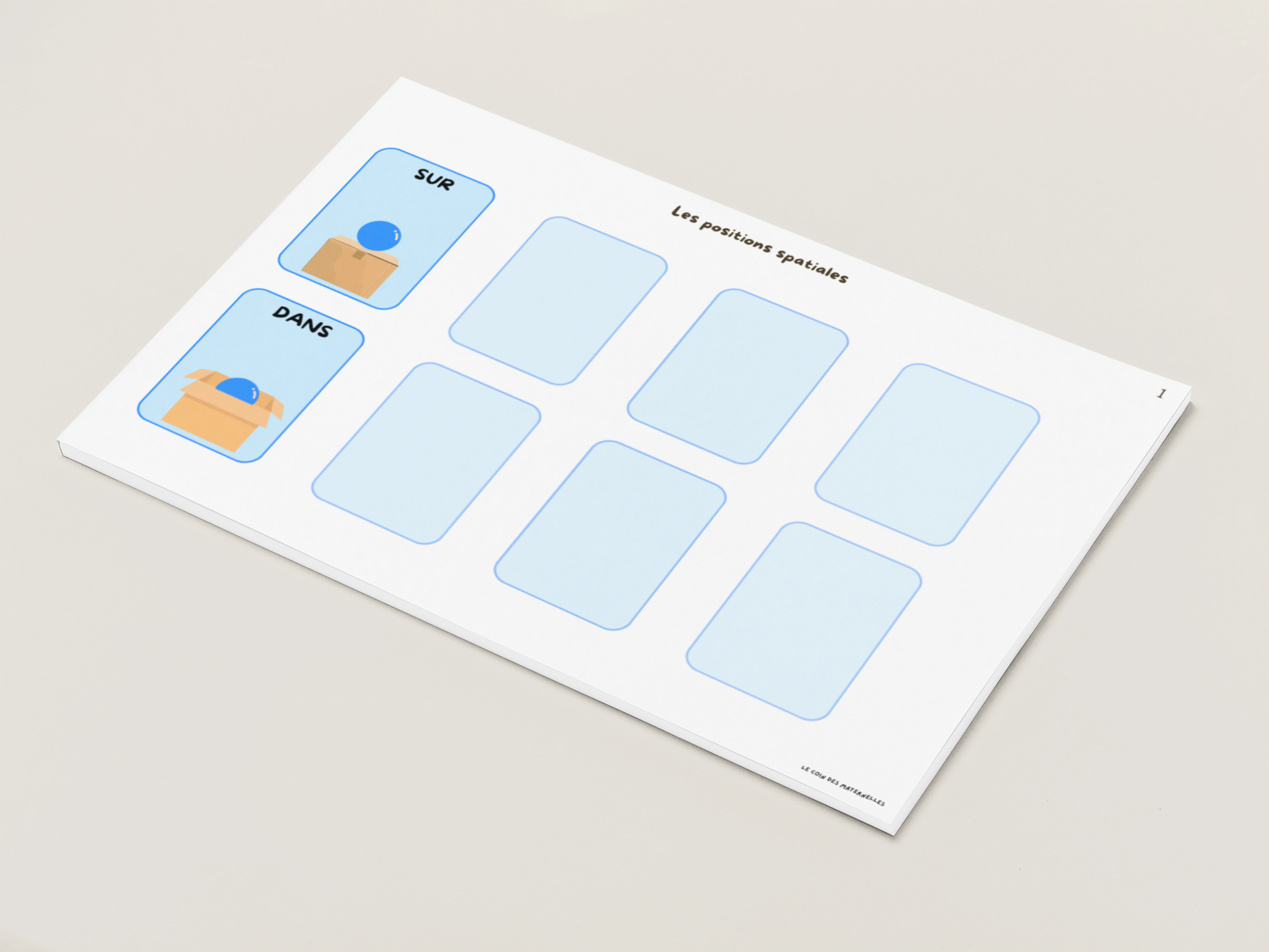 positions spatiales petit niveau