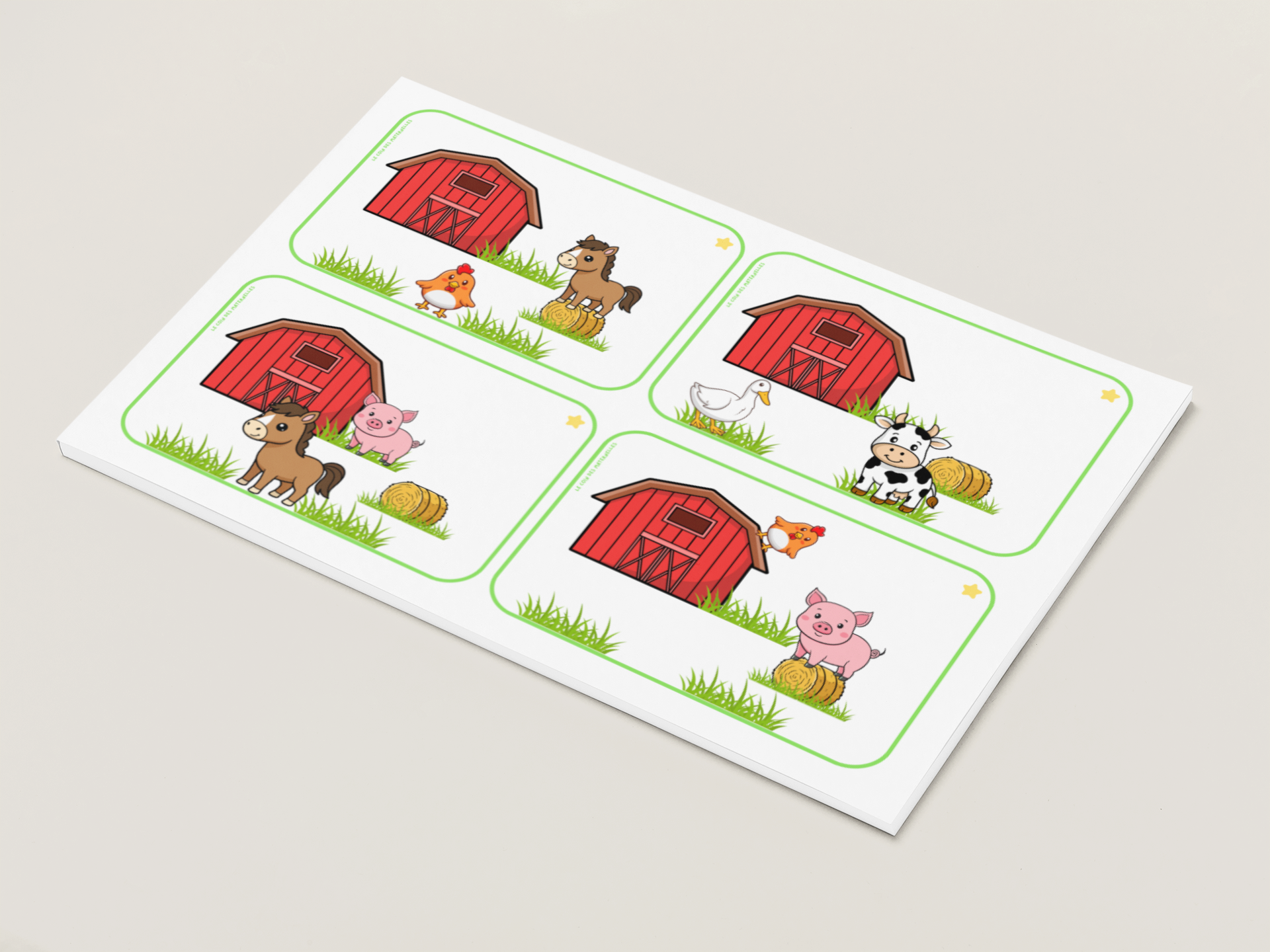 cartes topologie de la ferme : niveau 1