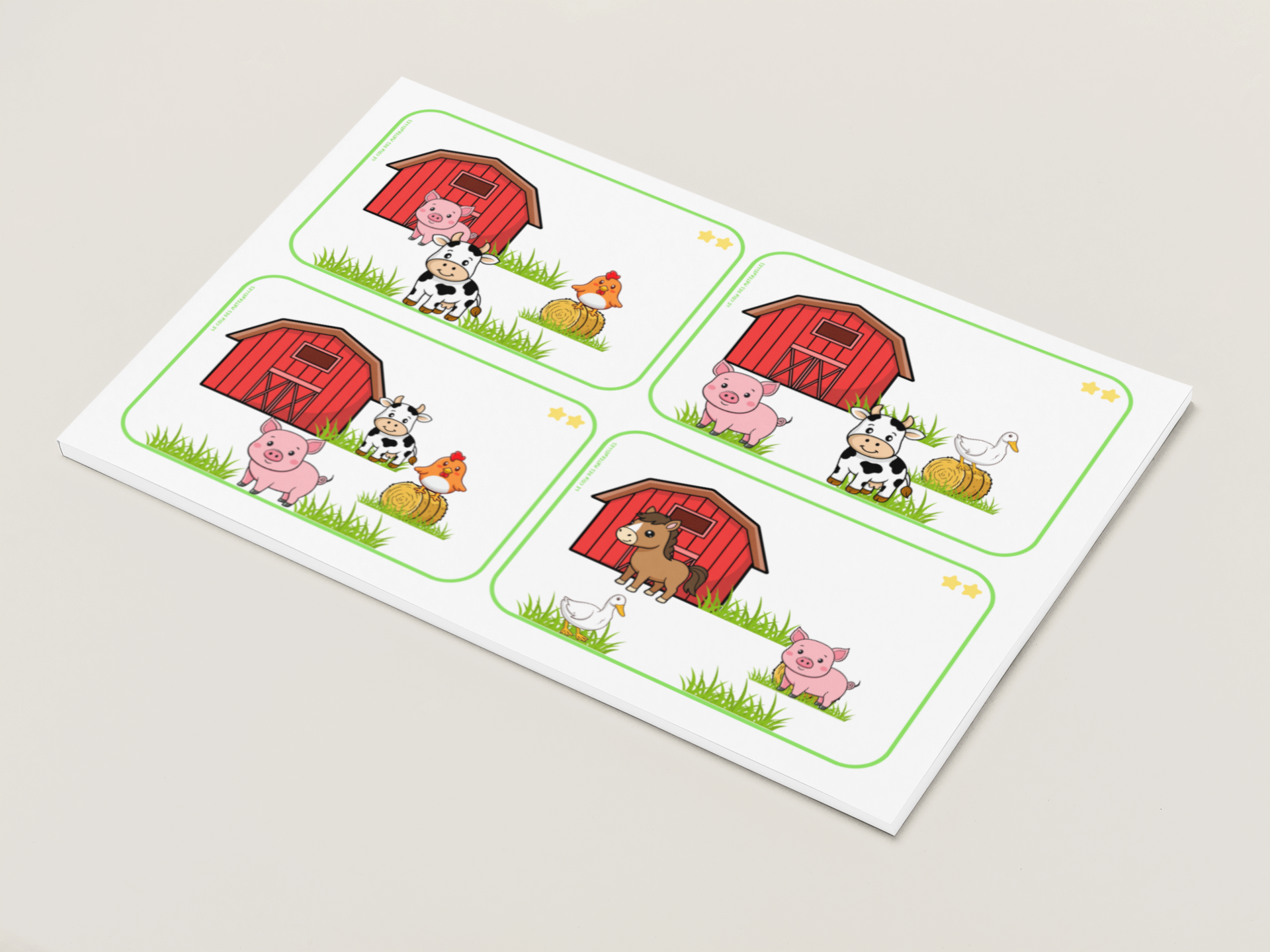 cartes topologie de la ferme : niveau 2