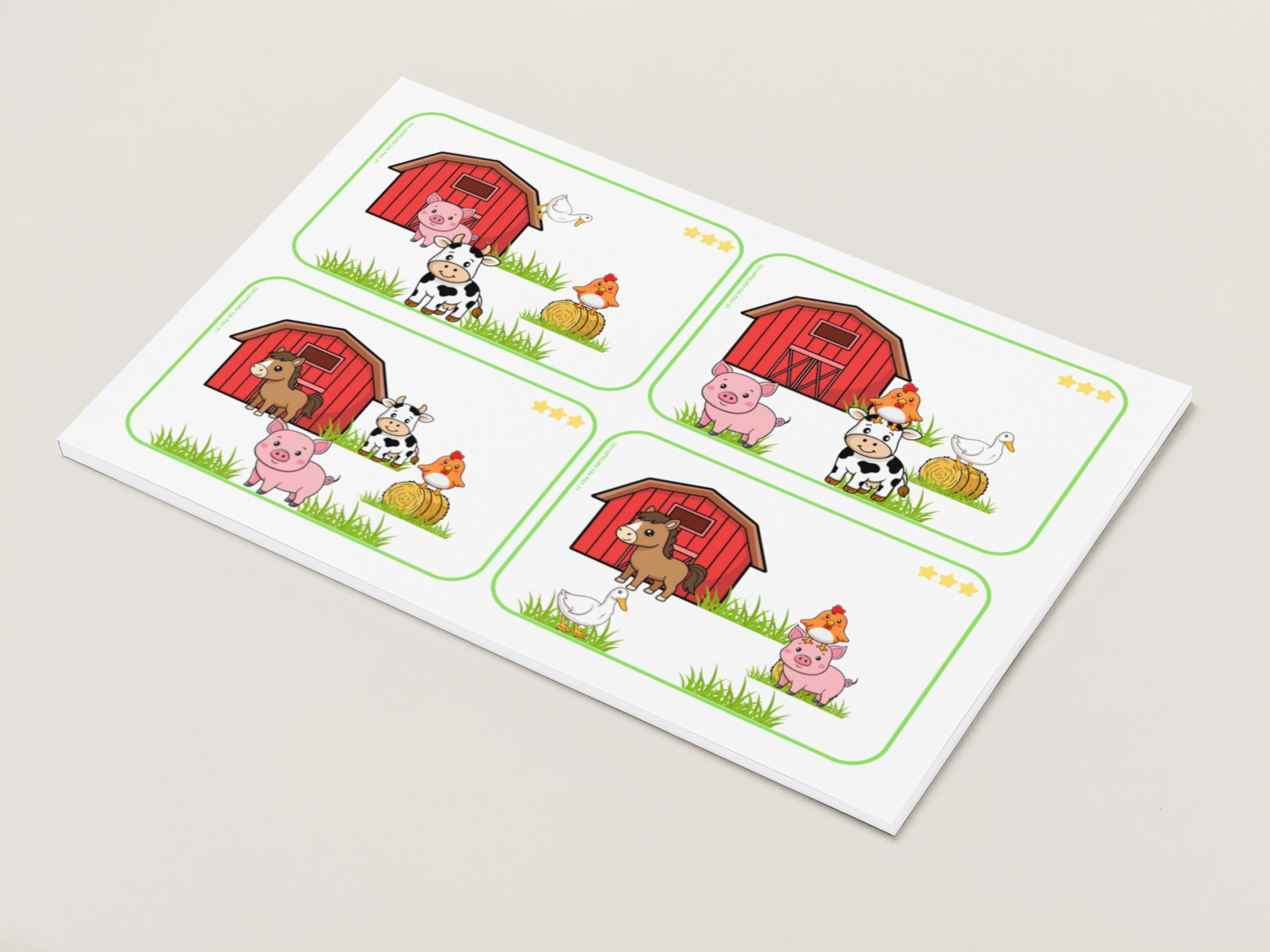 cartes topologie de la ferme : niveau 3