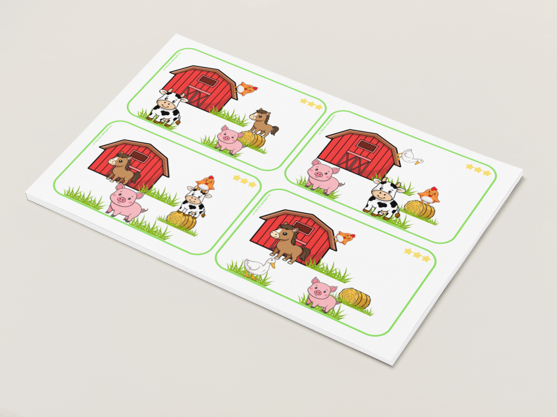 cartes topologie de la ferme : niveau 3