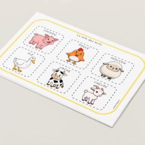 loto de la ferme : images à replacer