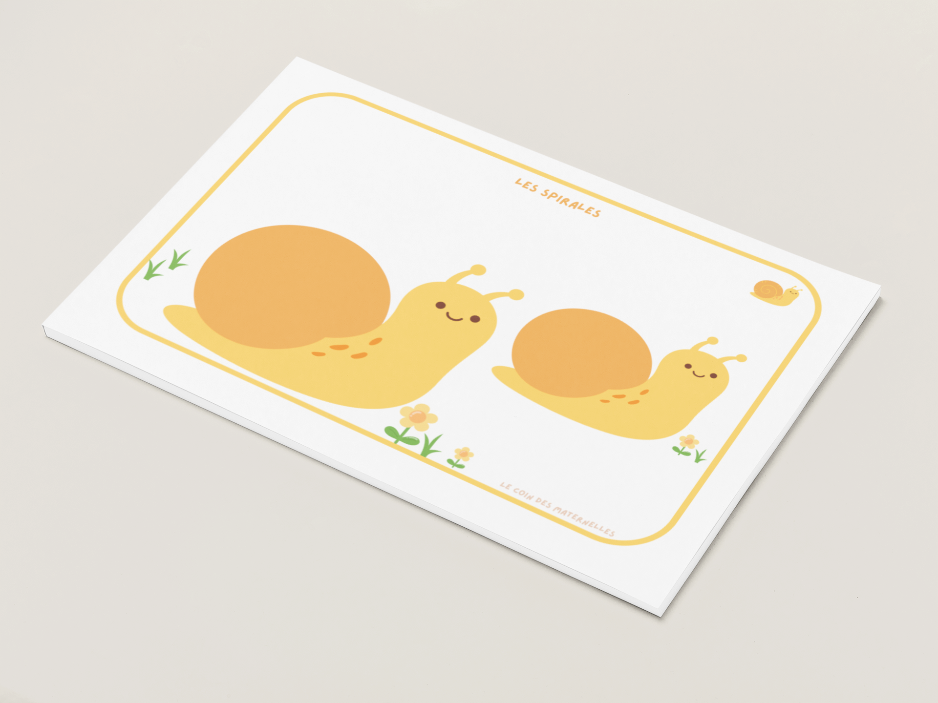 fiches d'entrainement : les spirales