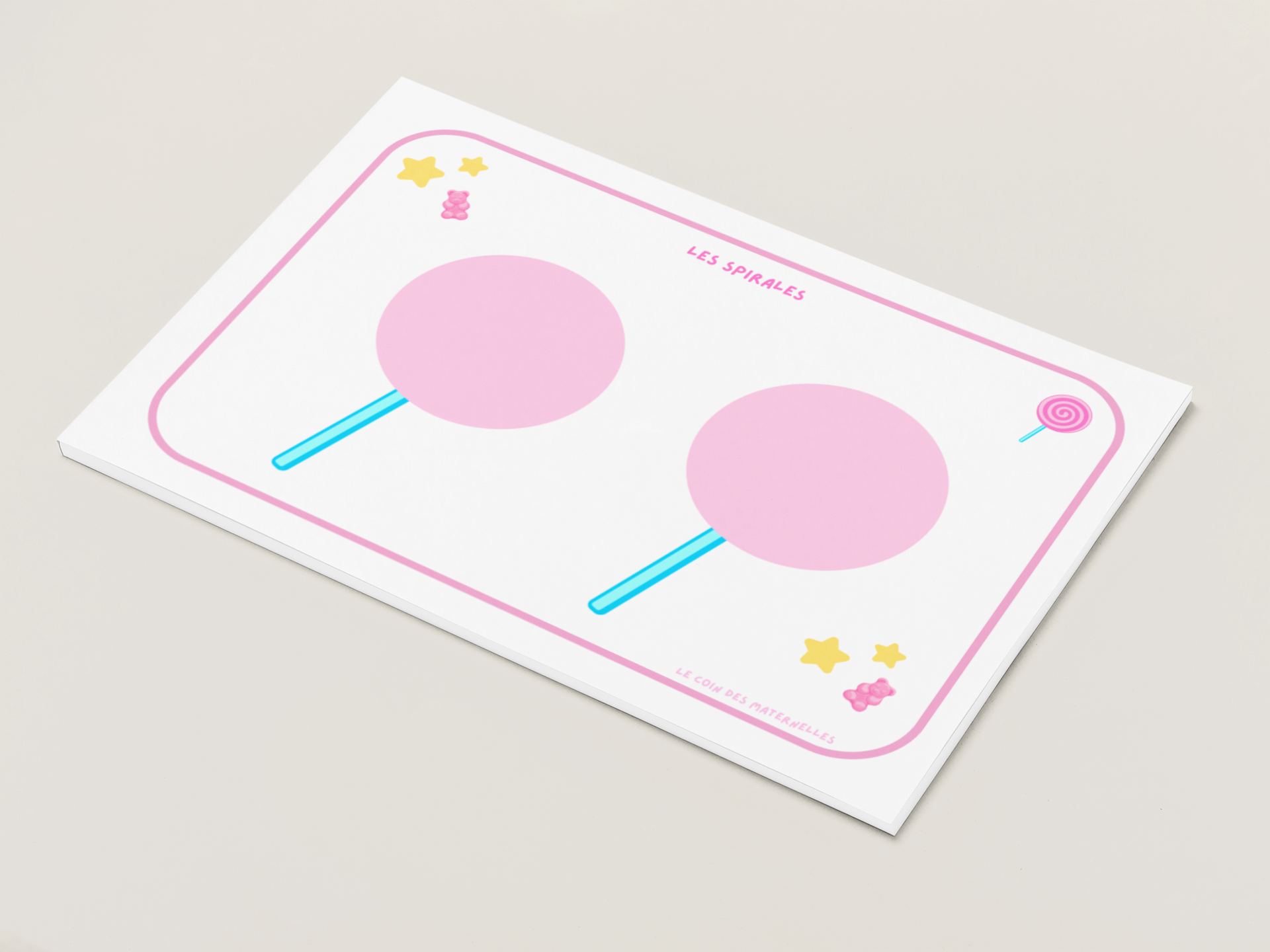 fiches d'entrainement : les spirales