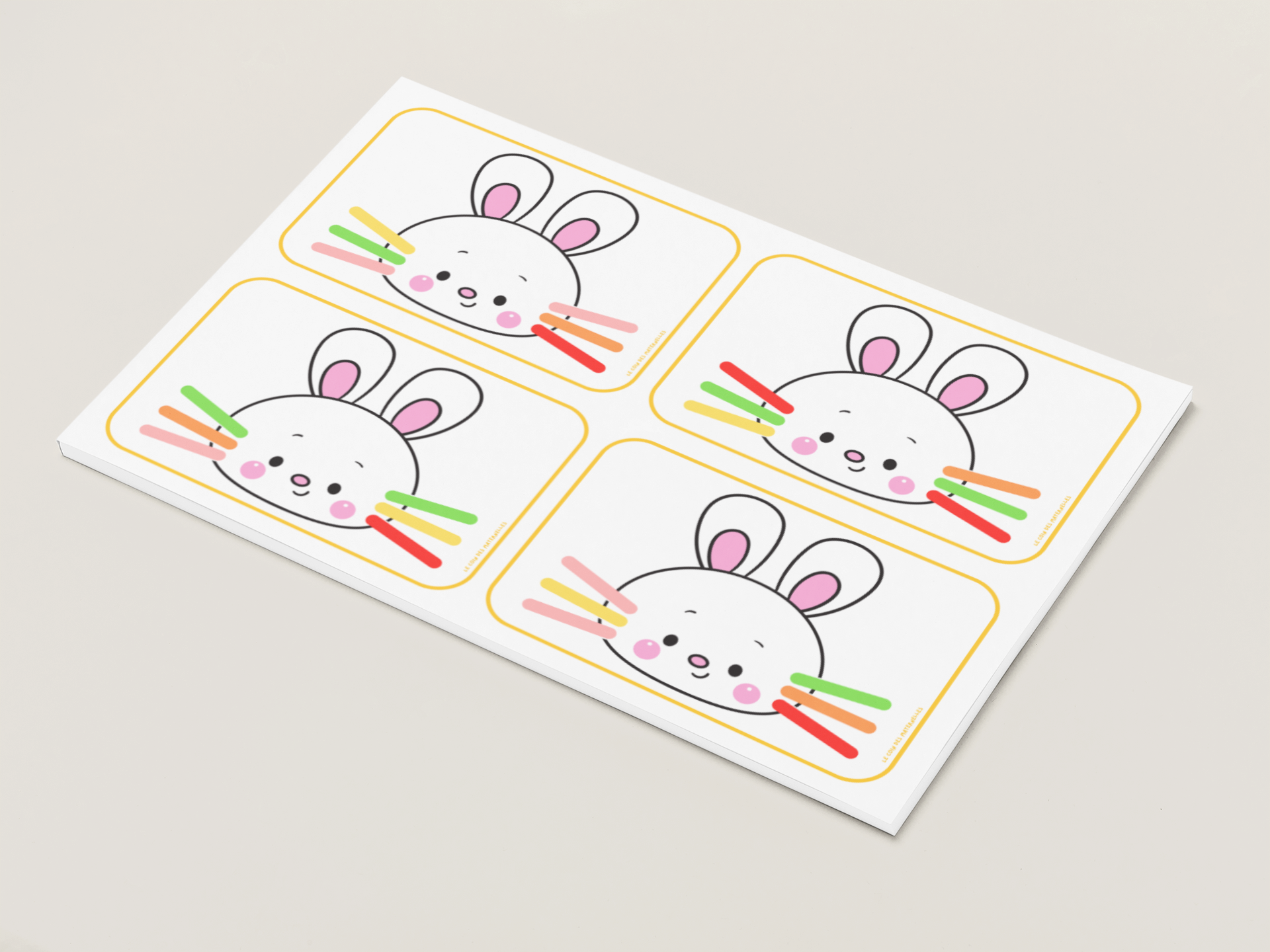 lapin batonnet niveau 2