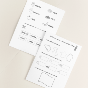 Italie : feuille d'exercices