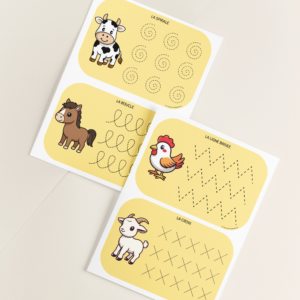 fiches tous types de graphismes : la ferme