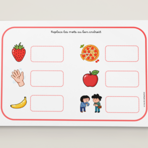 Replace les mots en italien au bon endroit