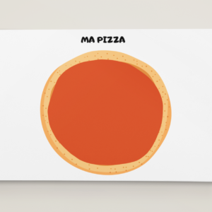 Ma pizza : découpage