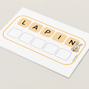 Composition de mots : Pâques (script majuscule)