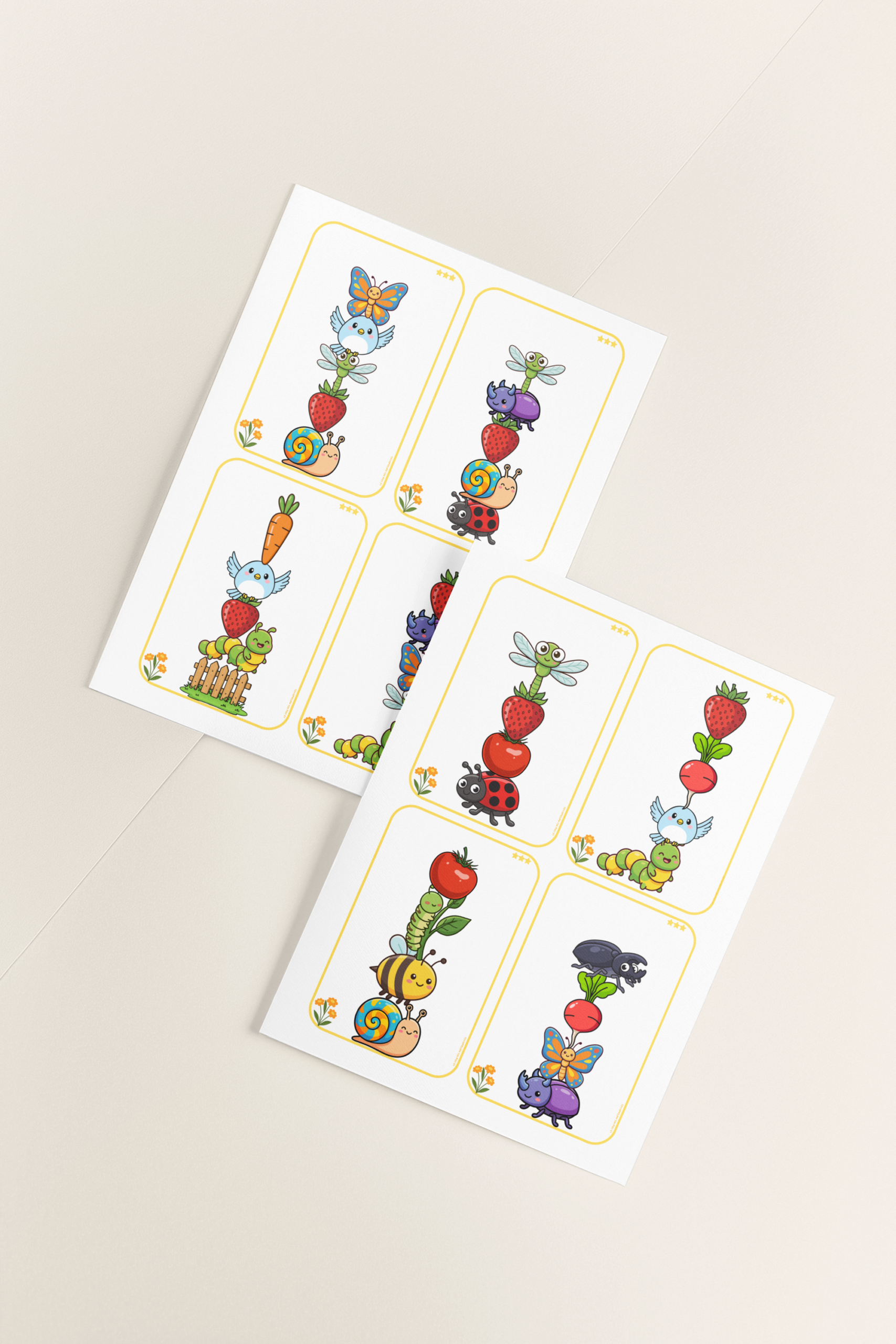 Activité discrimination visuelle printemps