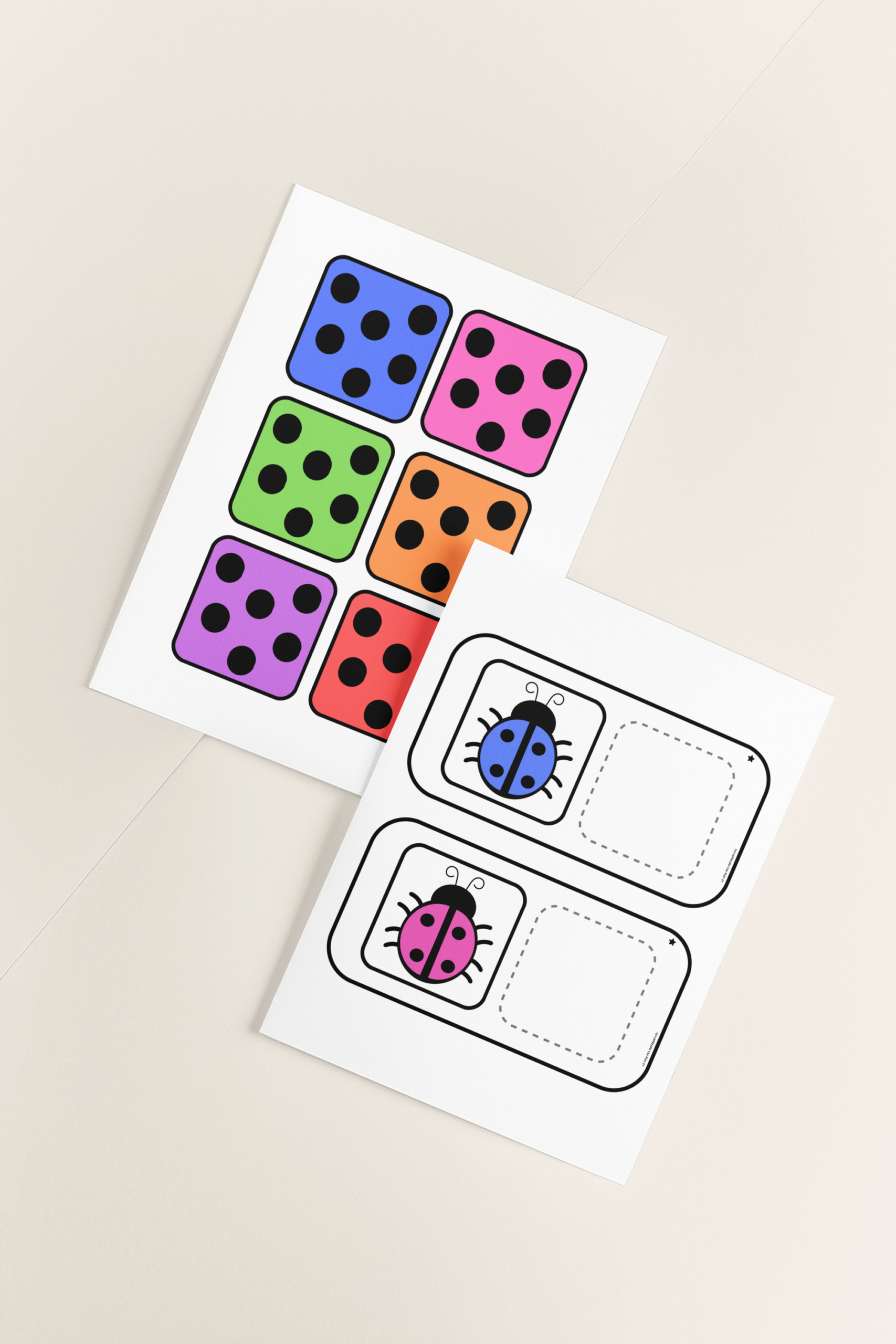 Discrimination visuelle maternelle printemps