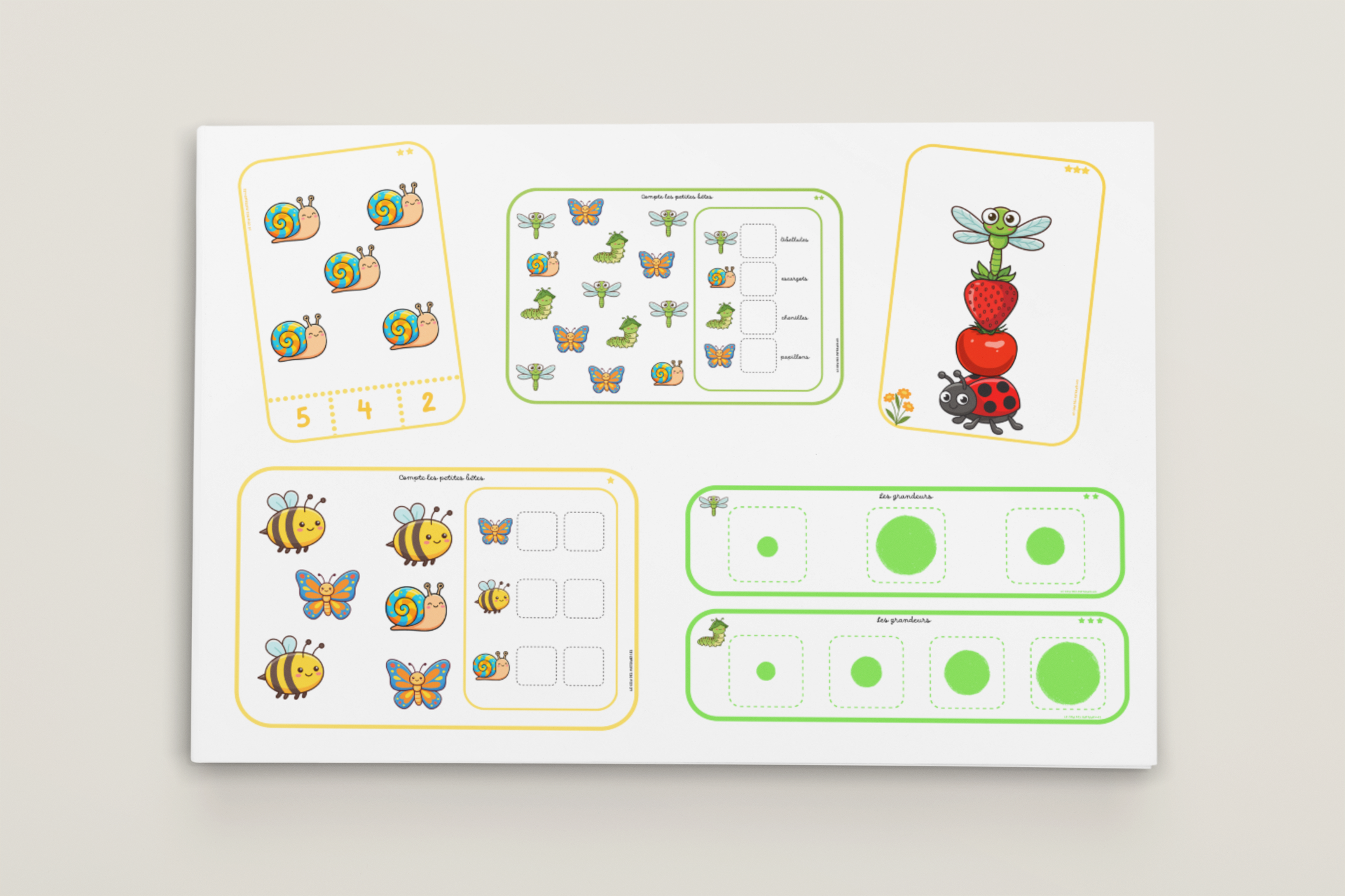 Pack activités printemps maternelle