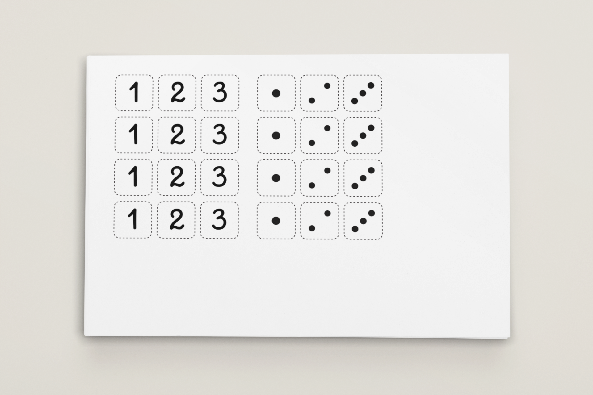 Chiffres et schèmes activité de comptage