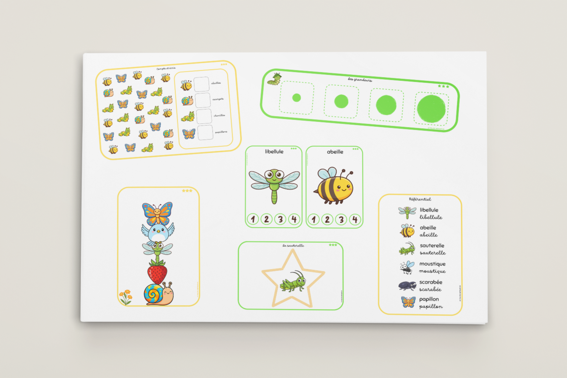 Pack printemps maternelle